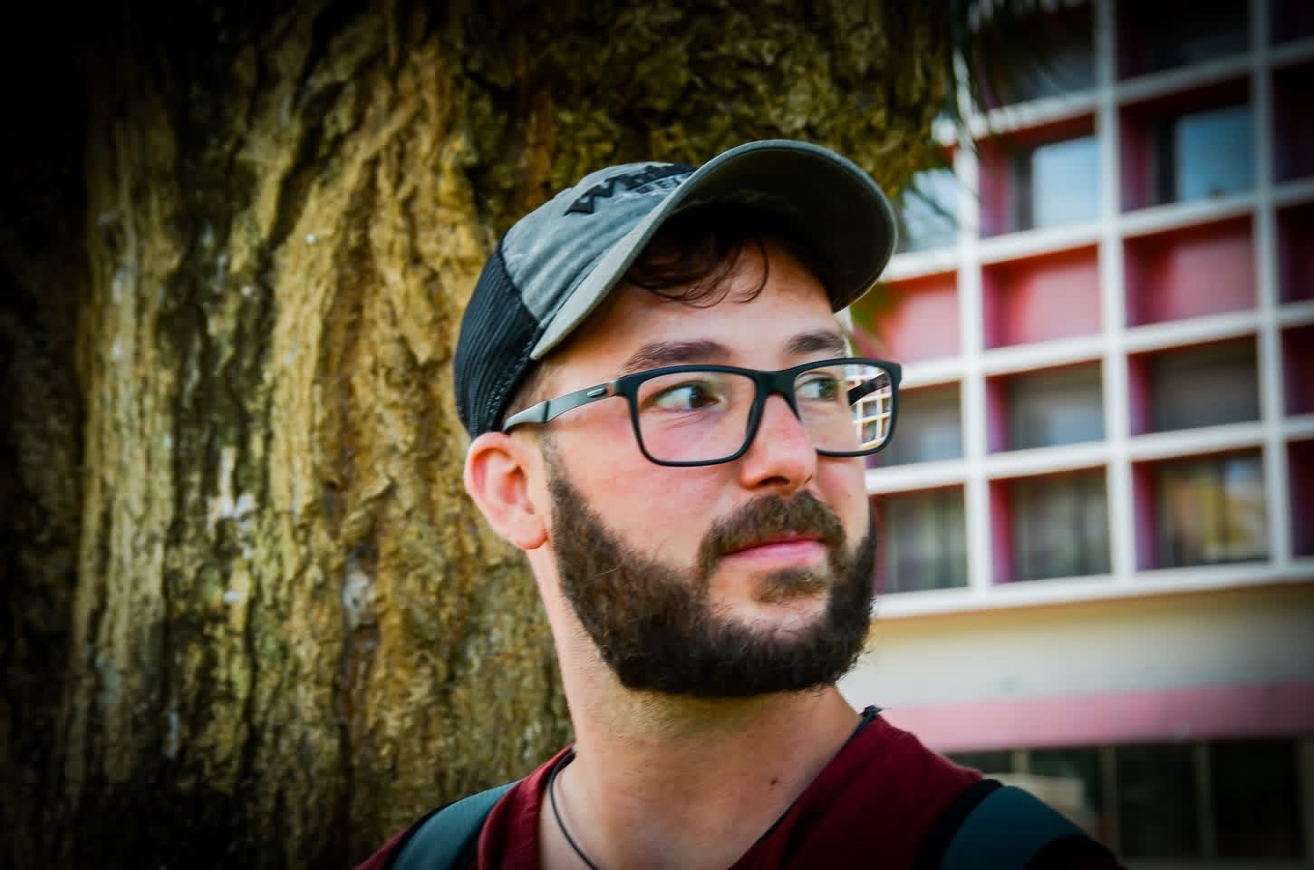 Portrait of Ricky in San Jose, Costa Rica.