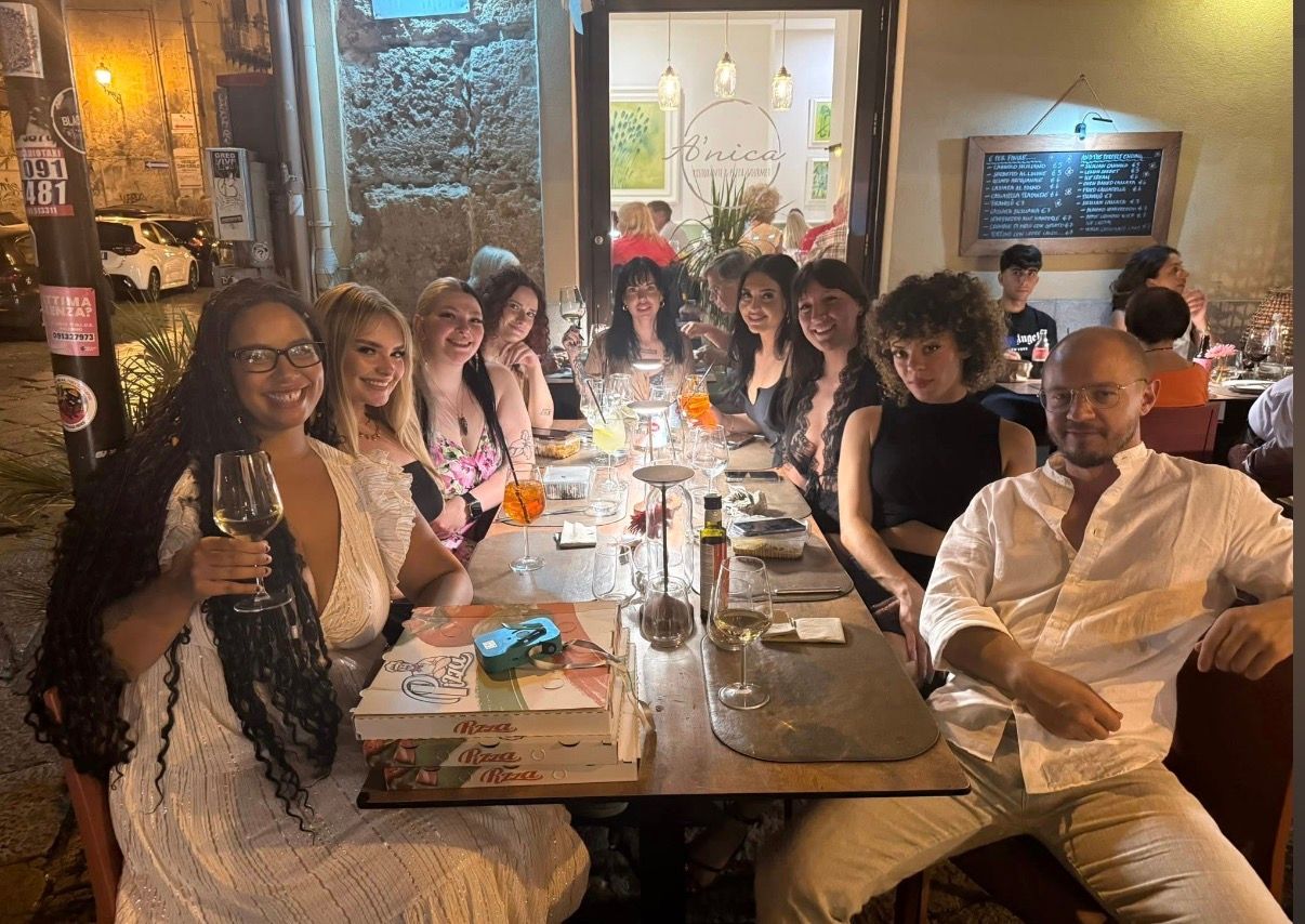 Aura Imagery Group Retreat Dinner In Sicily