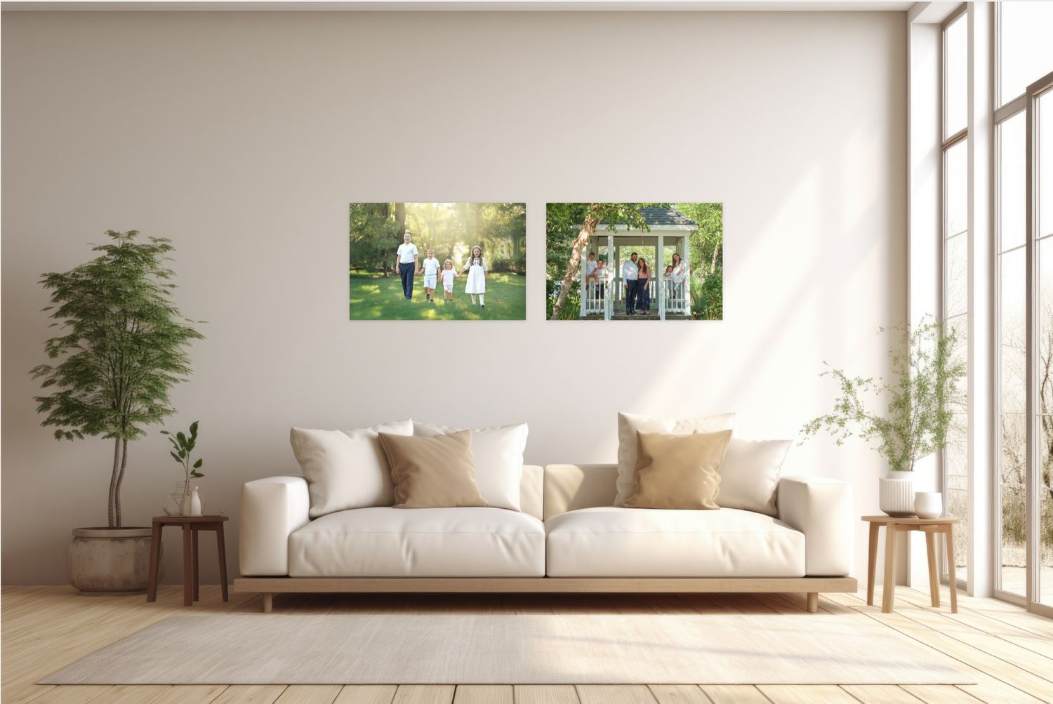 Custom family wall art by Gitty Strauss Photography in Lakewood, NJ, showcasing the final result of our boutique photography process