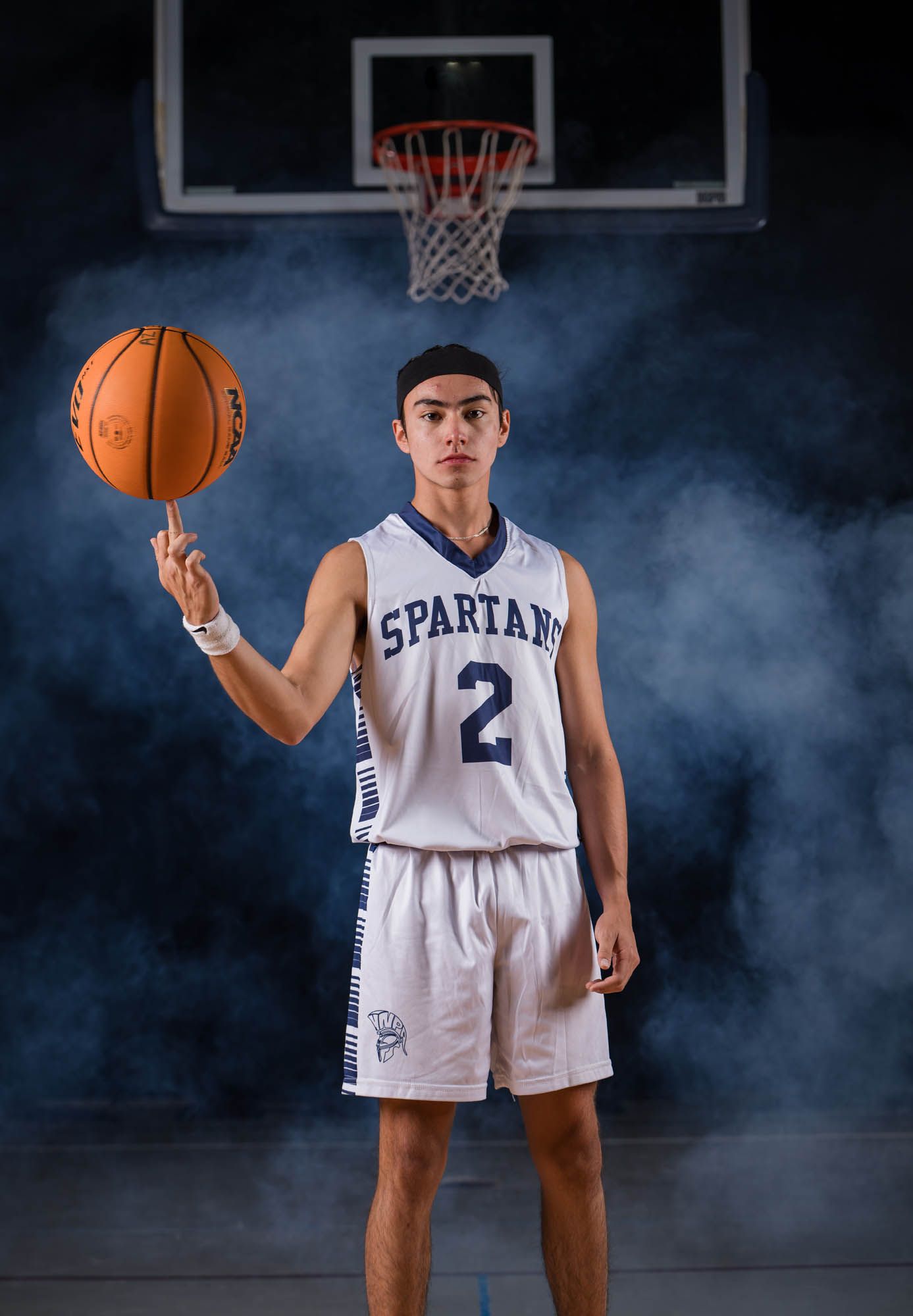 Basketball player NPA Class of 2025 Senior Delani Hanson poses for team photos with Sean Openshaw Photography.