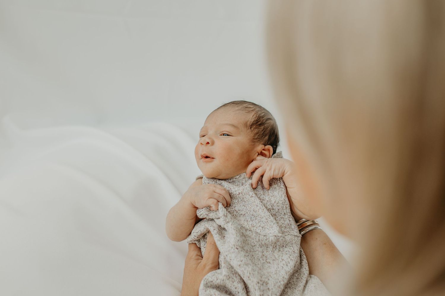 natural newborn baby at home session in Beckenham”