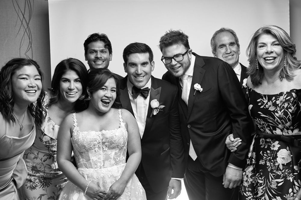 Sessions By Moonlight Valley On-site Studio Portrait Photography, Black and White Wedding Portraits, Guest Portraits, Instant Photo Printing