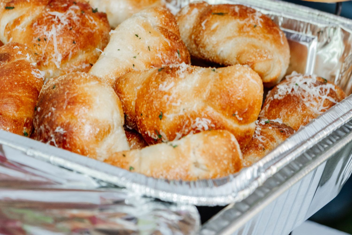 Croisant Rolls at Wedding Event | K Murphy Photos | Roanoke, Virginia | Wedding & Event Photography