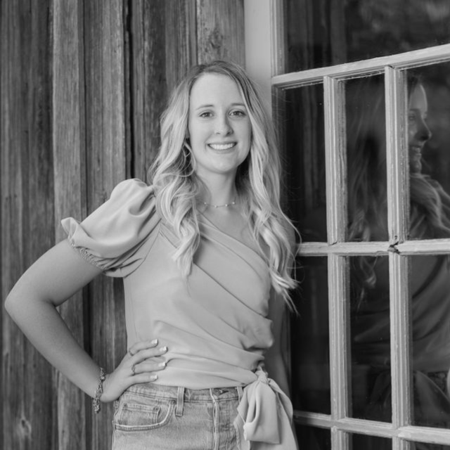 Black and white portrait sequence showing natural candid expressions through glass window reflections.