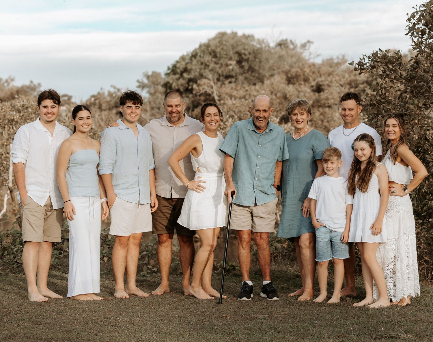 Family photography session at Chambers Island Maroochydore on the Sunshine Coast.