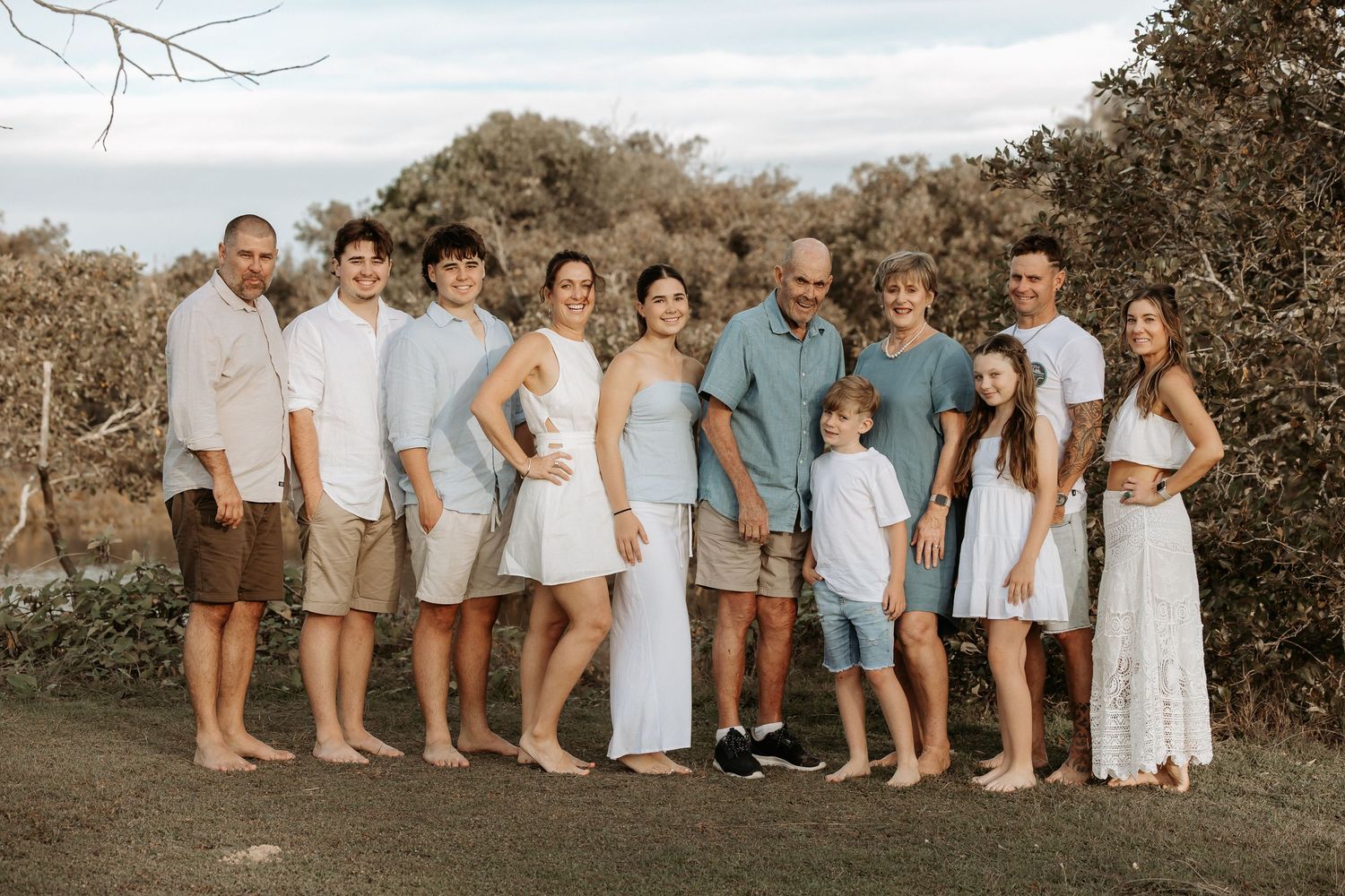 Family photography session at Chambers Island Maroochydore on the Sunshine Coast.