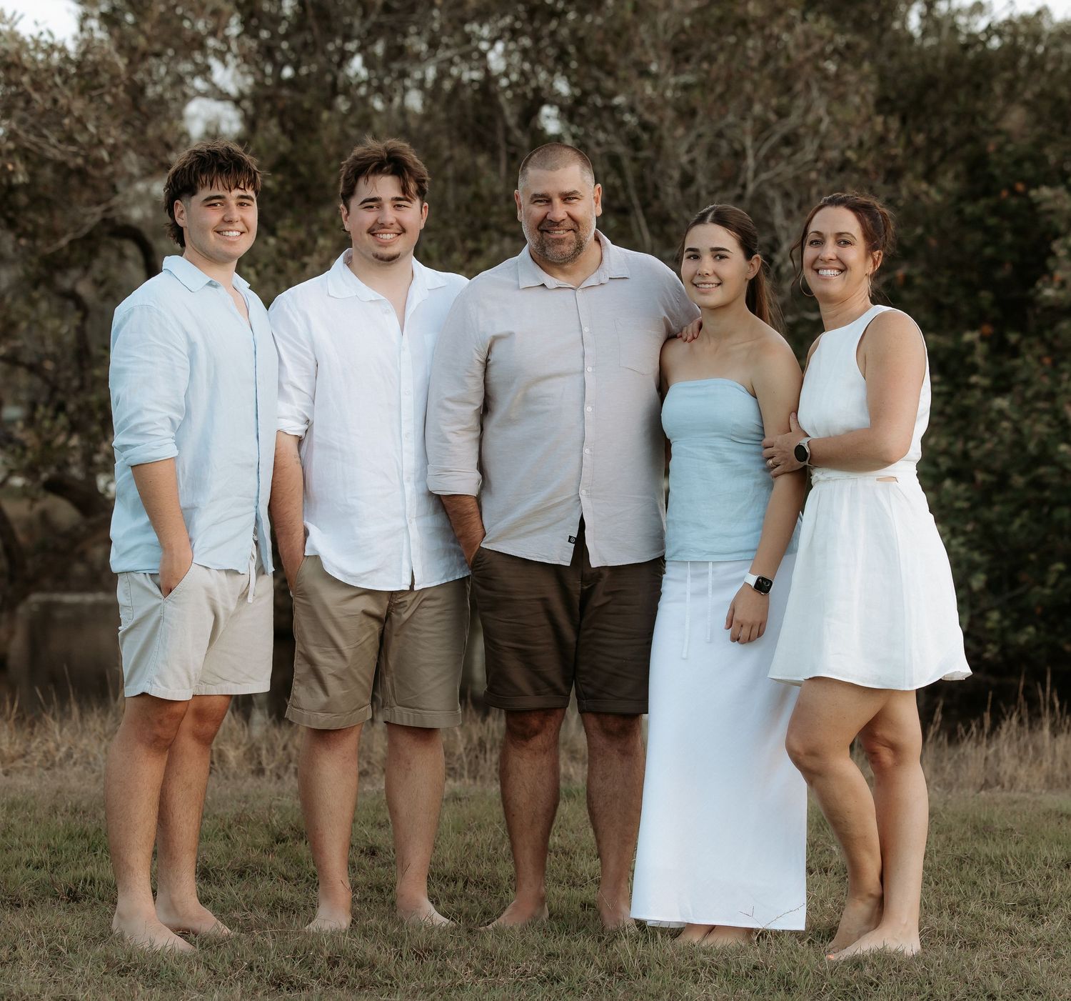 Family photography session at Chambers Island Maroochydore on the Sunshine Coast.
