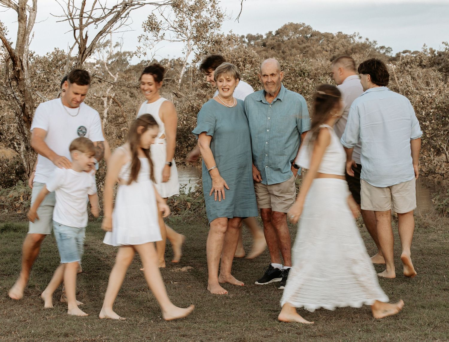 Family photography session at Chambers Island Maroochydore on the Sunshine Coast.