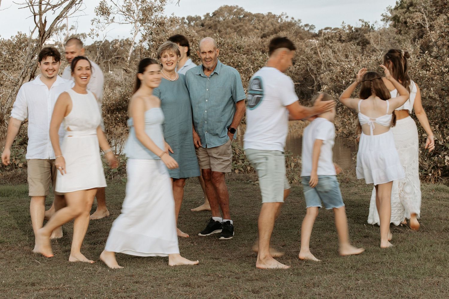 Family photography session at Chambers Island Maroochydore on the Sunshine Coast.
