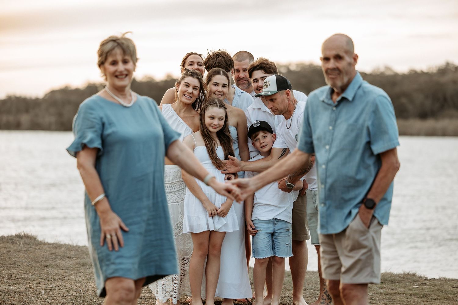Family photography session at Chambers Island Maroochydore on the Sunshine Coast.