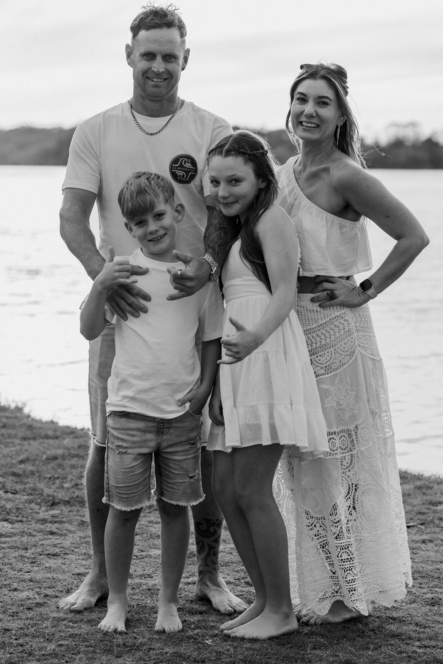 Family photography session at Chambers Island Maroochydore on the Sunshine Coast.