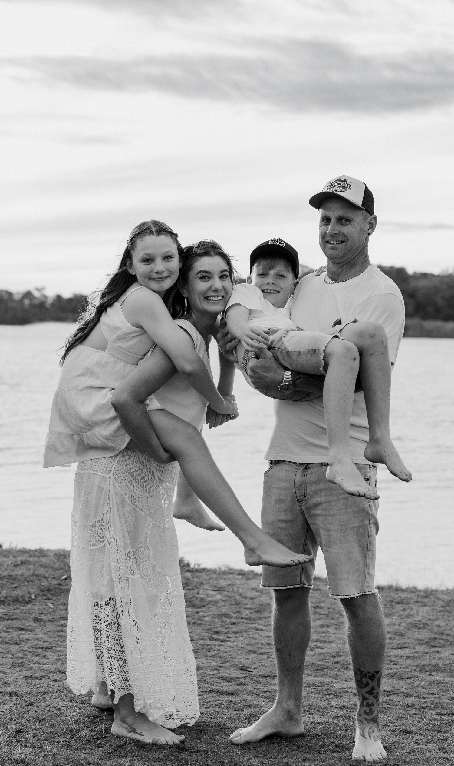 Family photography session at Chambers Island Maroochydore on the Sunshine Coast.