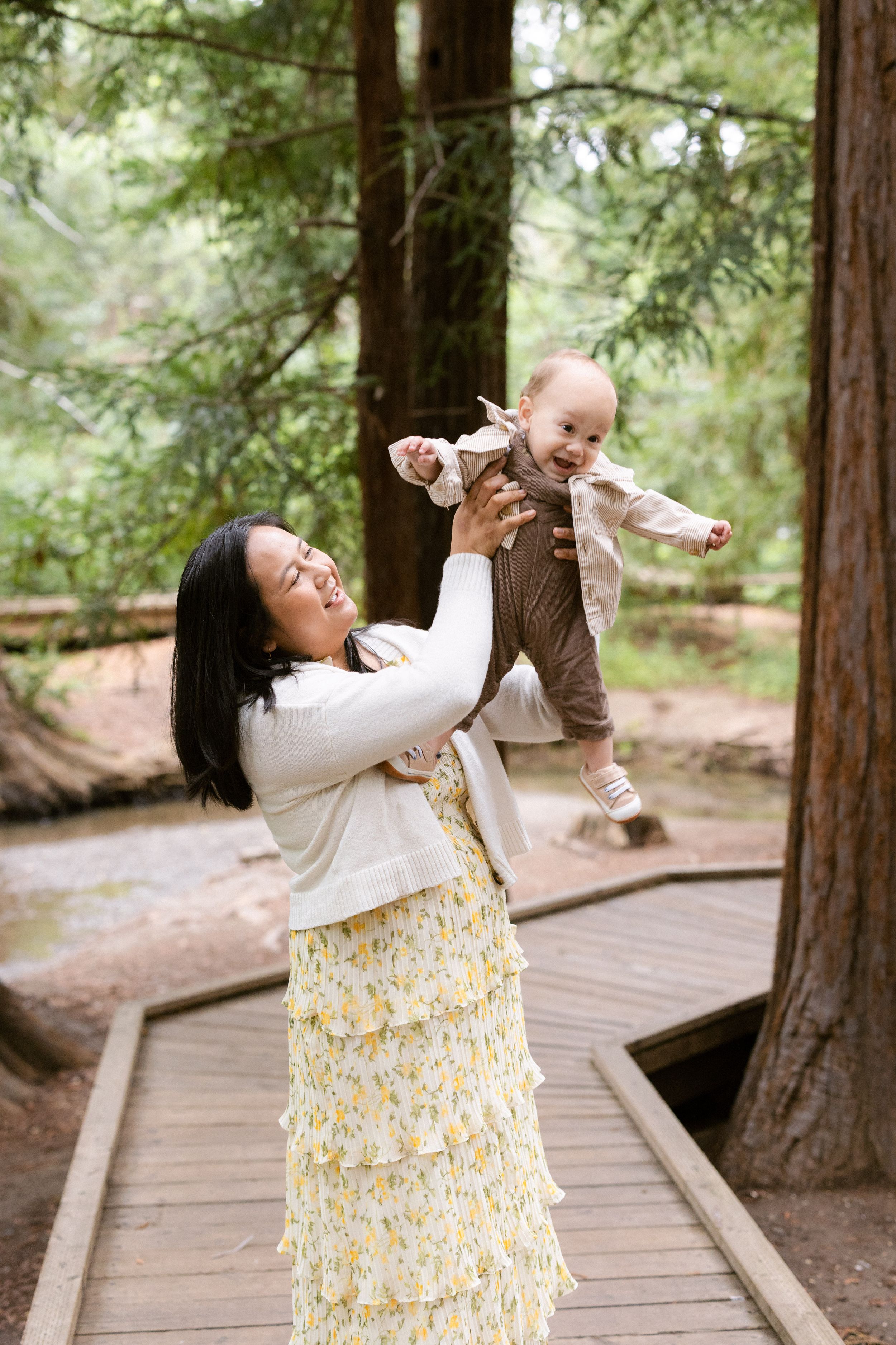 Portraits for first birthday in Bay Area