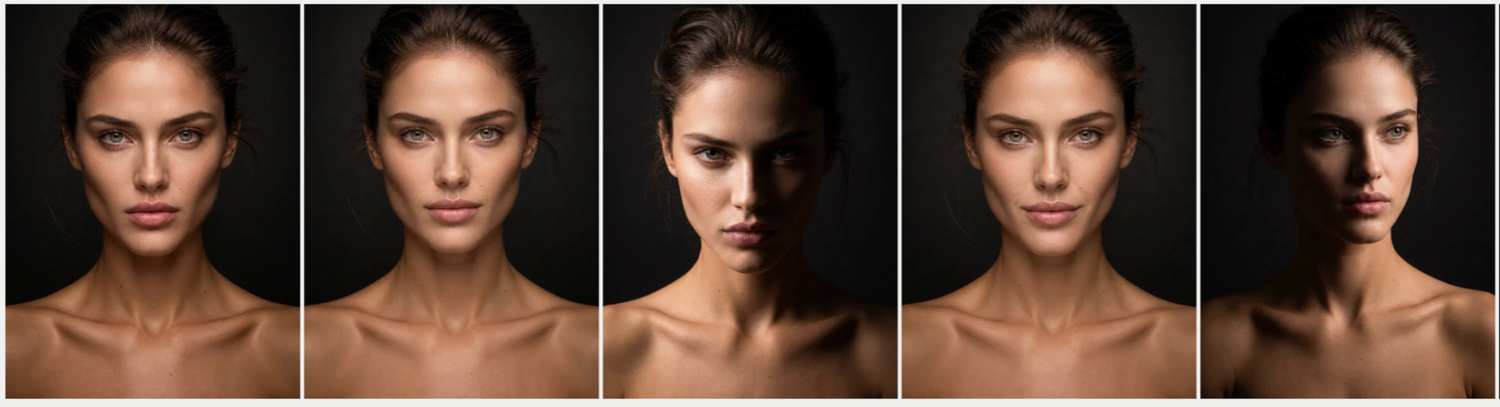 Light setups with only one light