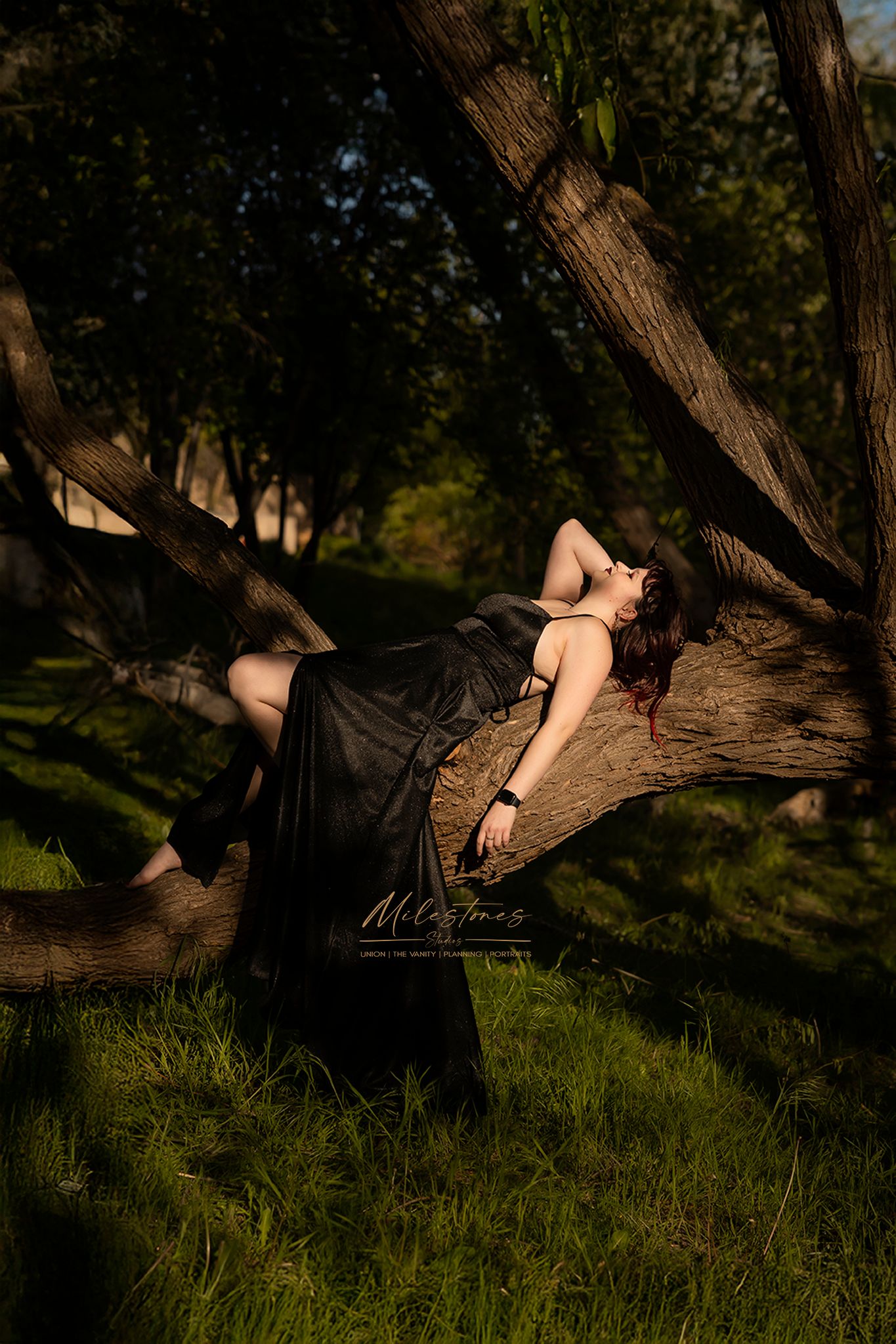 Senior photos Boise River Milestones Studios