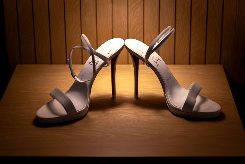 Her red bottom shoes