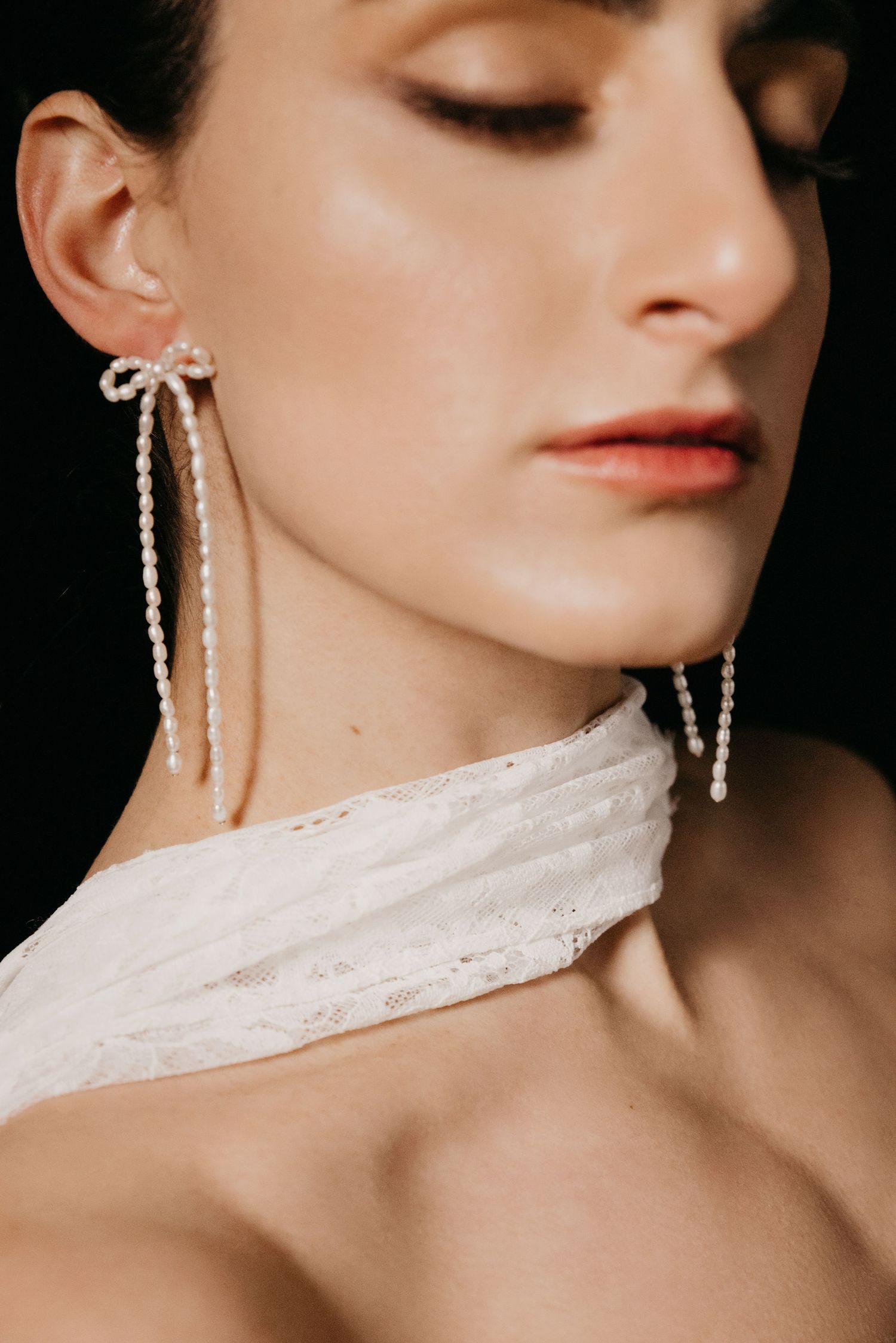 Bridal fashion editorial by Atlanta photographer Natalie Michelle - Timeless fashion photography - Bridal jewelry editorial