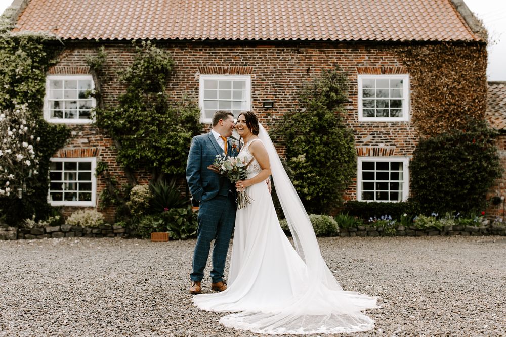 Howard Court, wedding day