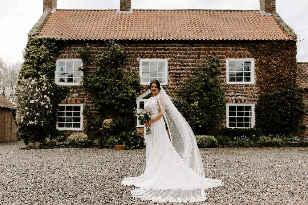Howard Court, wedding day