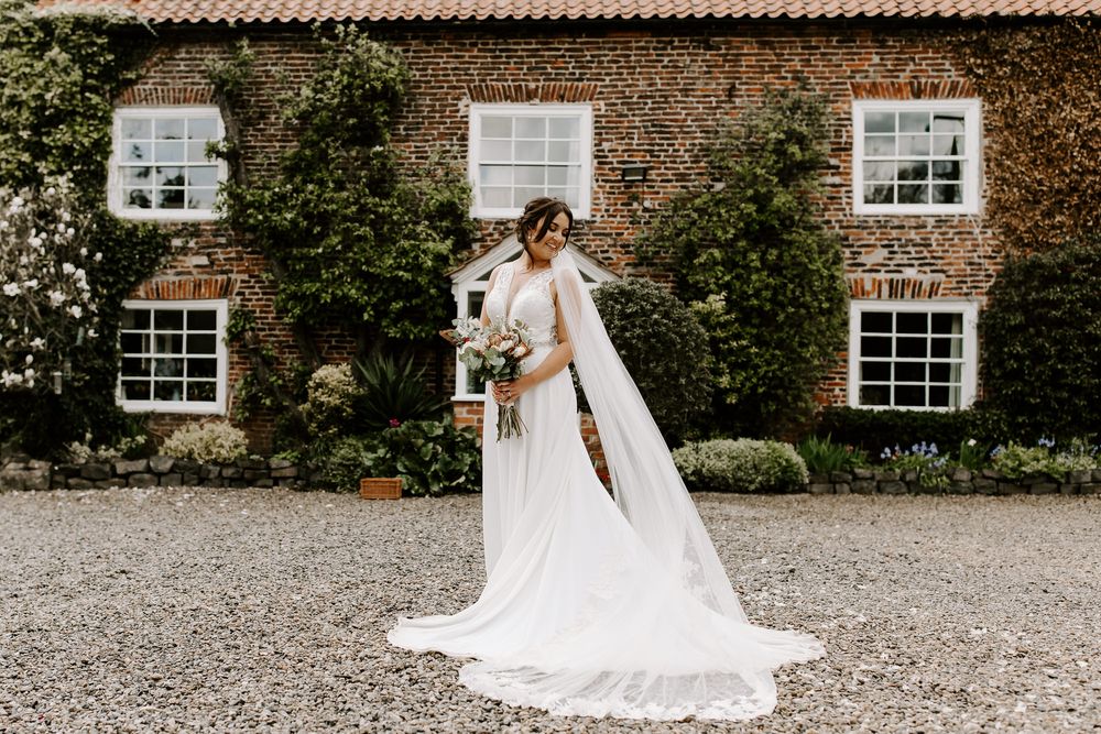 Howard Court, wedding day