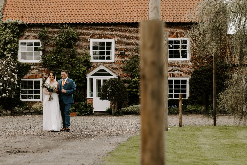 Howard Court, wedding day