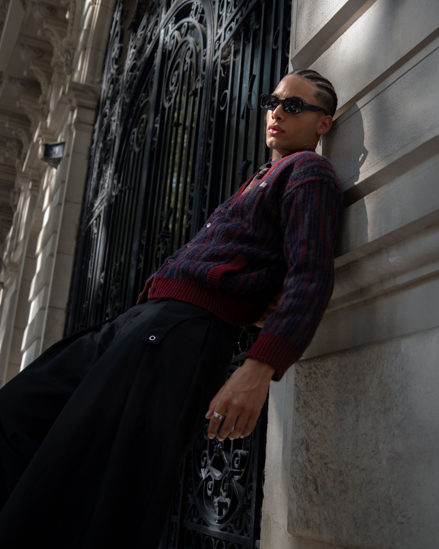 Photographie pour le magazine new-yorkais  ARTEGO avec deux modèles pour le shooting haut en couleur.