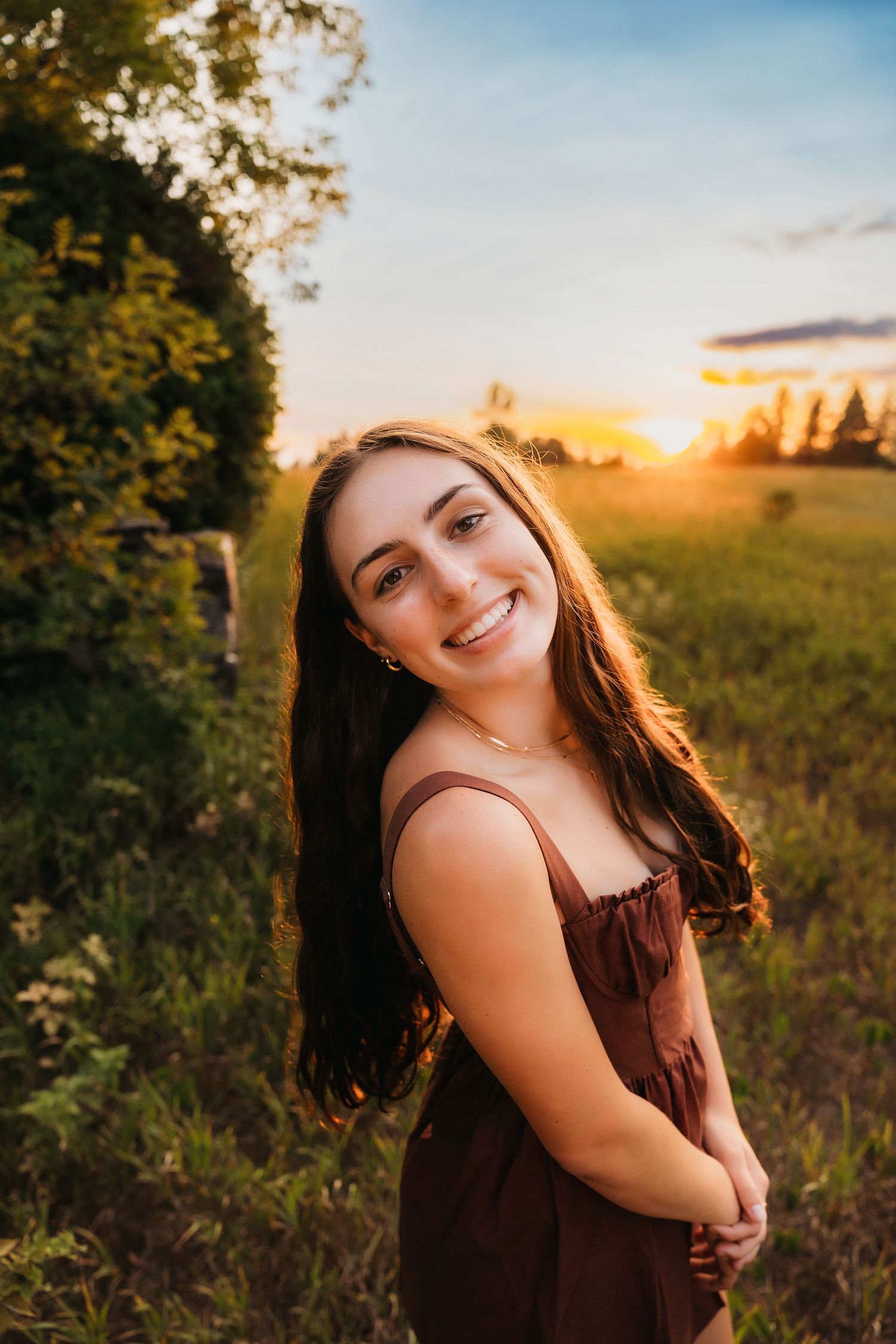 senior sunset photography