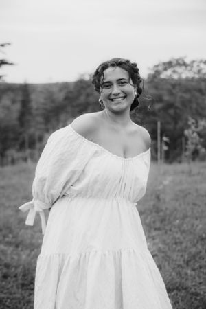 Maid of Honour, Wedding Photography, Portrait, Black and White, Nova Scotia