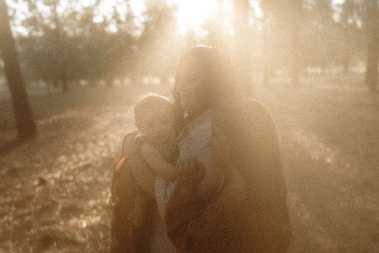 Outdoor family photoshoot in Johannesburg at golden hour