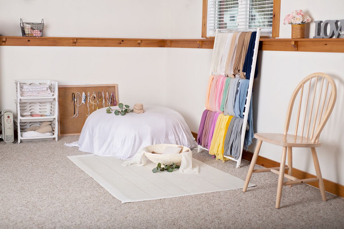 pullback of newborn studio located in Baltimore Ontario just north of Cobourg Ontario in the heart of Northumberland County*