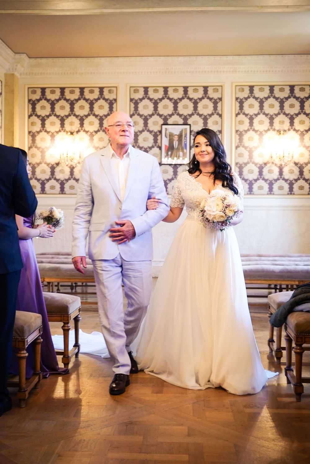 Photo de la cérémonie de mariage, reportage par Chloé Cabanes