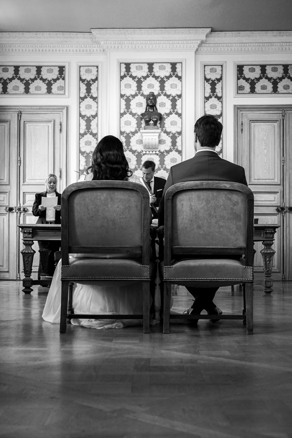 Photo de la cérémonie de mariage, reportage par Chloé Cabanes