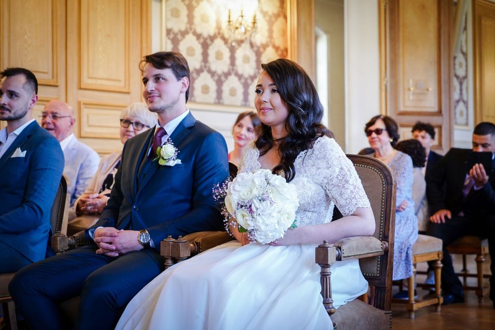 Photo de la cérémonie de mariage, reportage par Chloé Cabanes