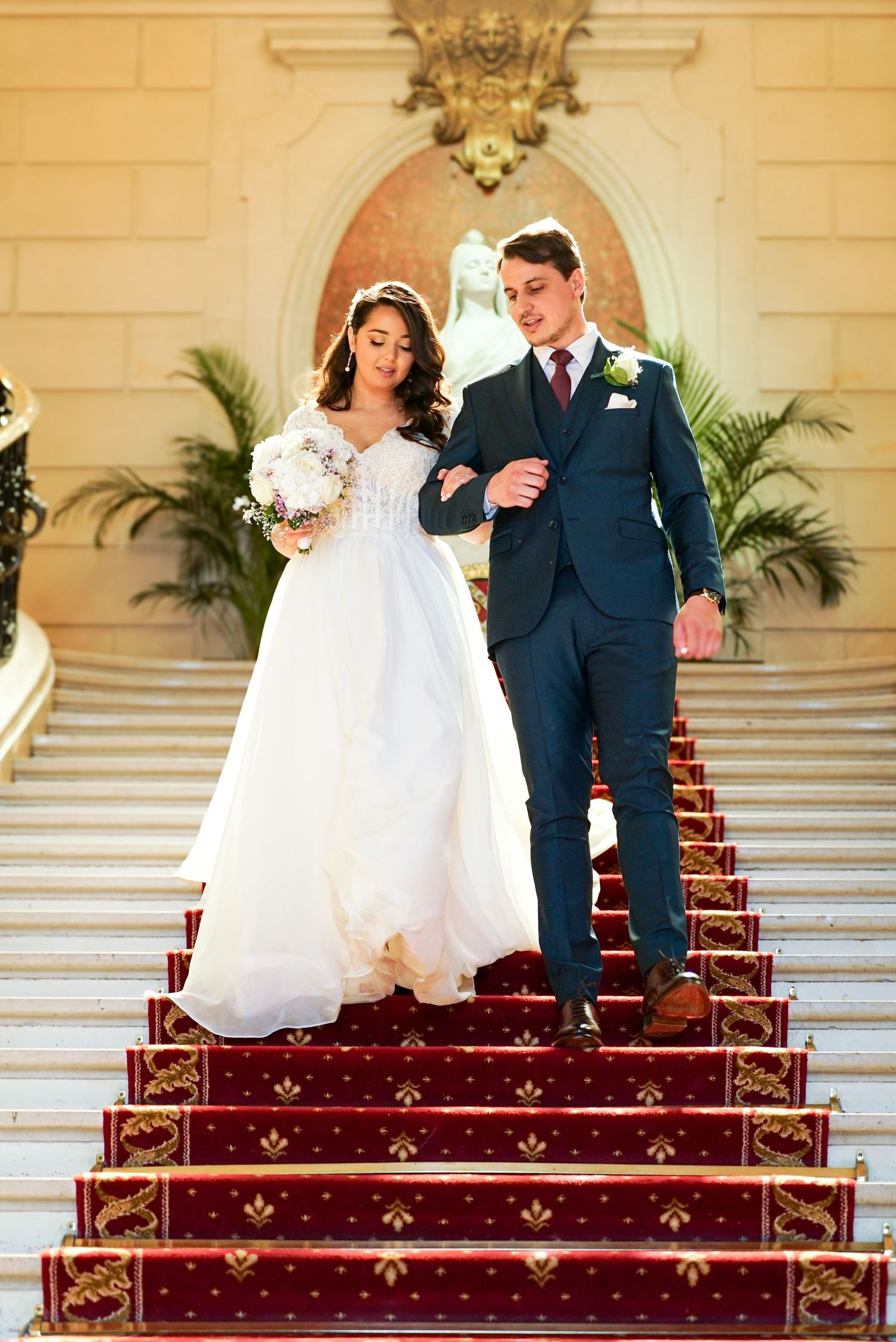 Photo de mariage, couple photographié par Chloé Cabanes