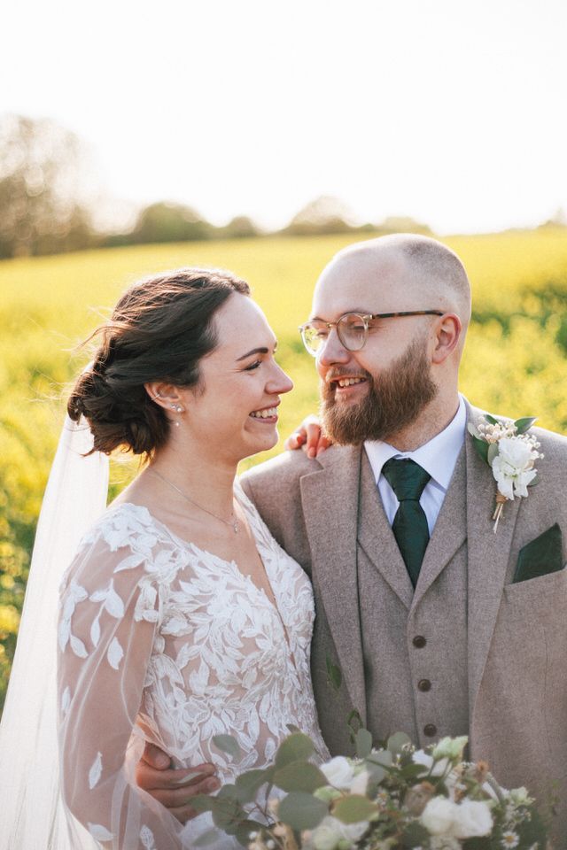 Bride and groom Houchins wedding venue Essex