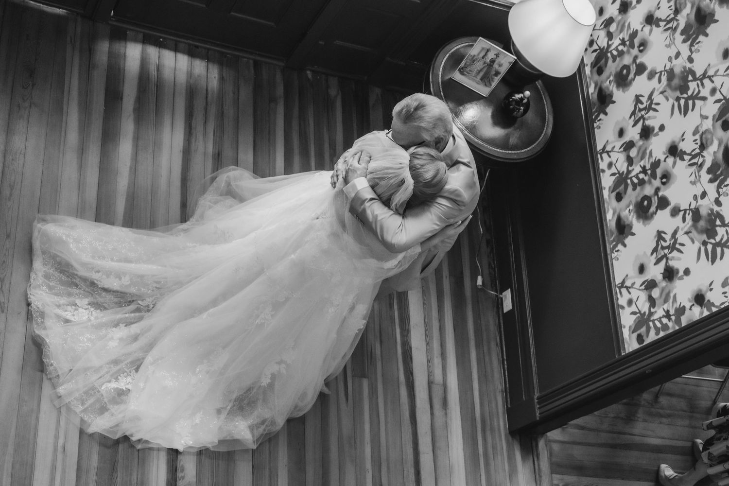 Engagement photo of young couple