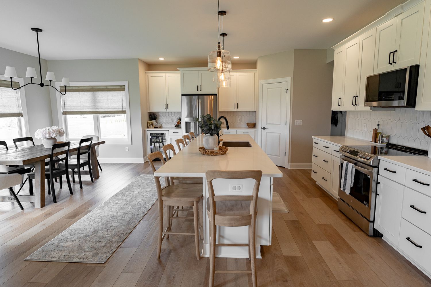 interiors house home real estate photography architecture kitchen design building white clean space professional photo session lighting