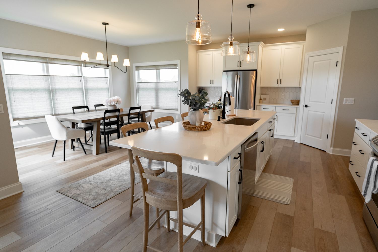 interiors house home real estate photography architecture kitchen design building white clean space professional photo session lighting