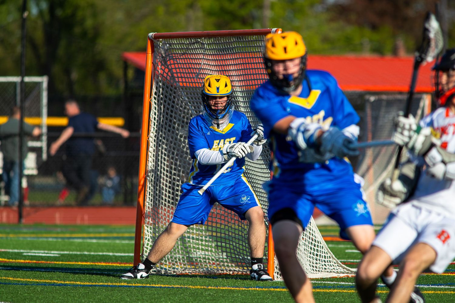 Men's Lacrosse Faceoff