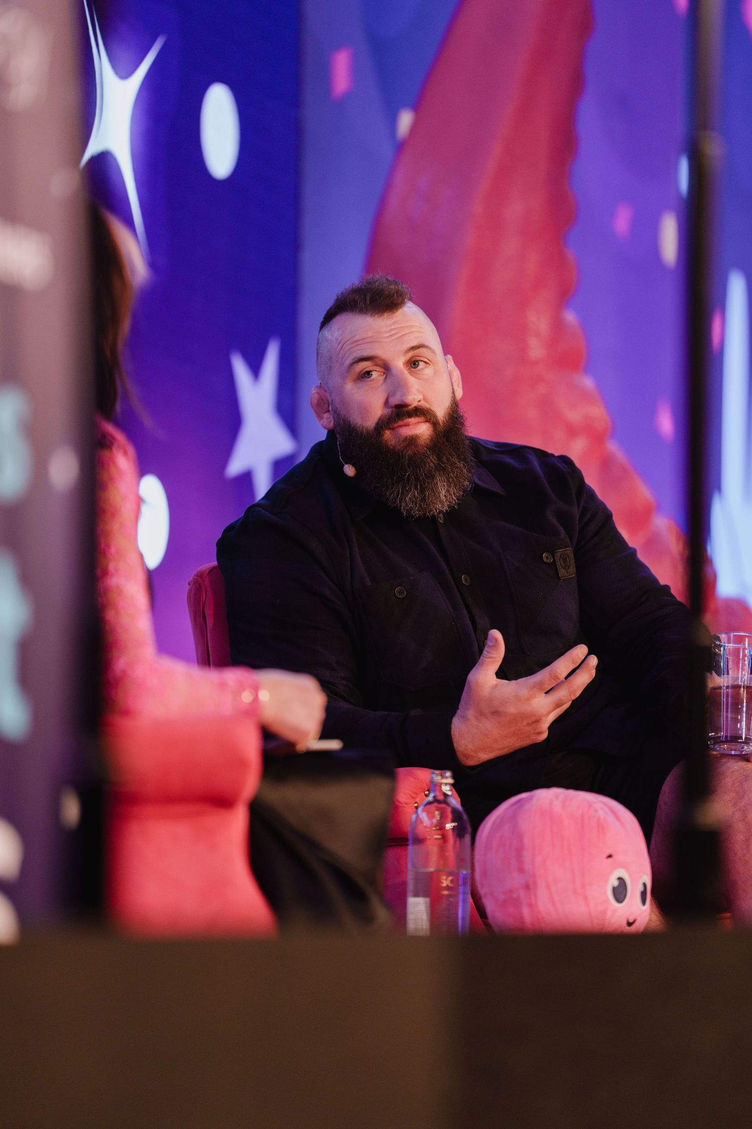 Corporate event photography in London, Joe Marler at Octopus Awards