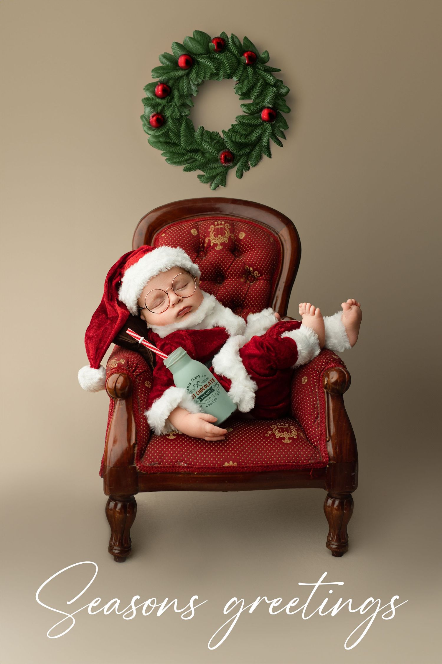 best newborn christmas photography - ipswich 2025, brisbane christmas photography newborn baby