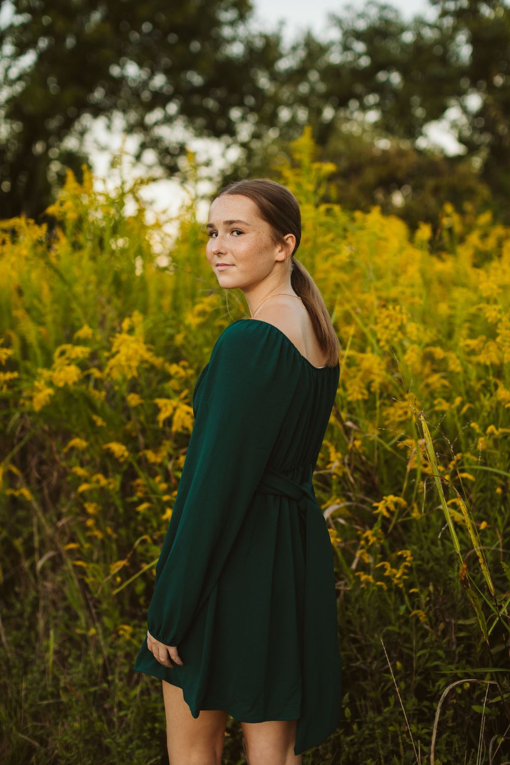 senior session female student
