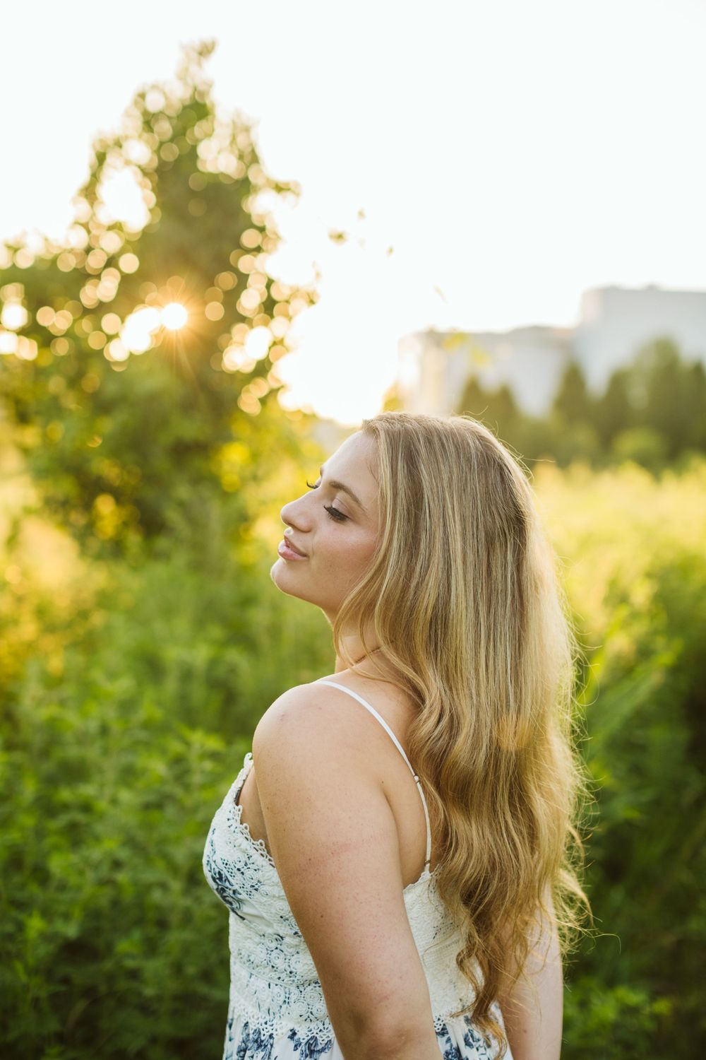 senior session female student