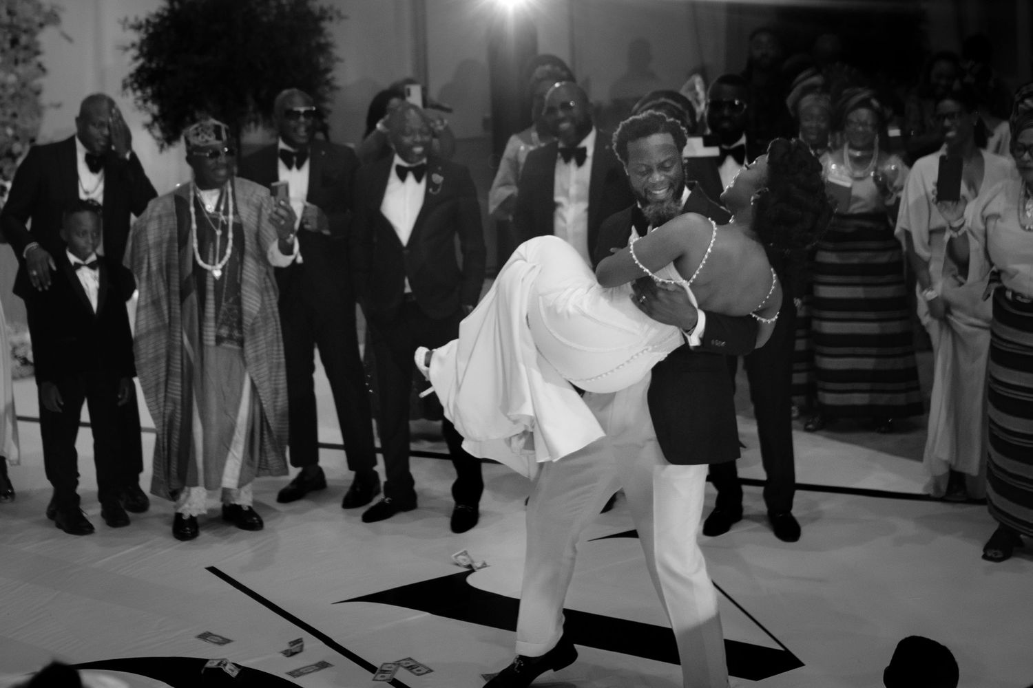 Toronto Wedding Photogragher's "Elegant Black and White Nigerian Wedding: Timeless Style and Cultural Richness"