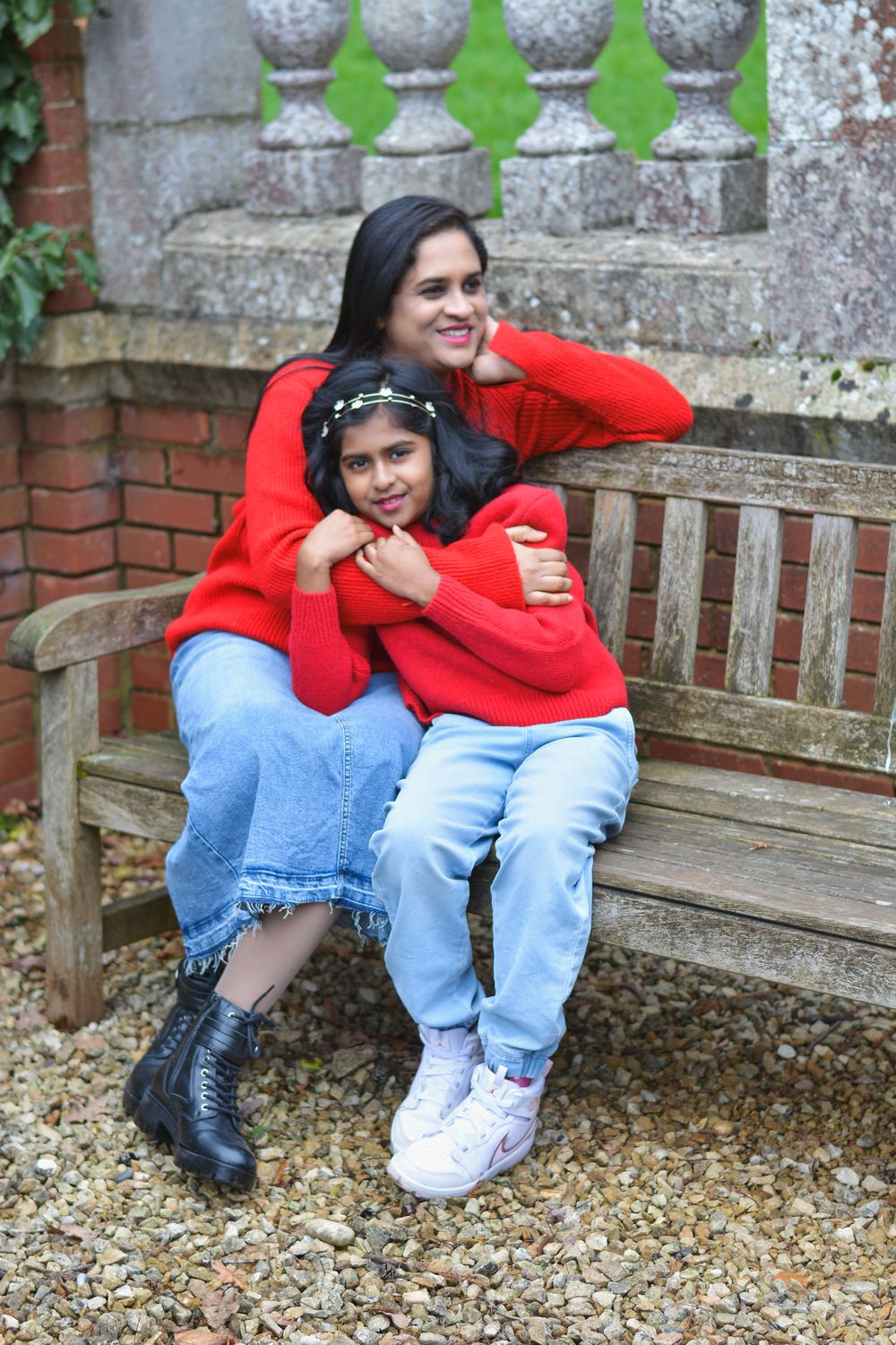 Candid family portraits in London
