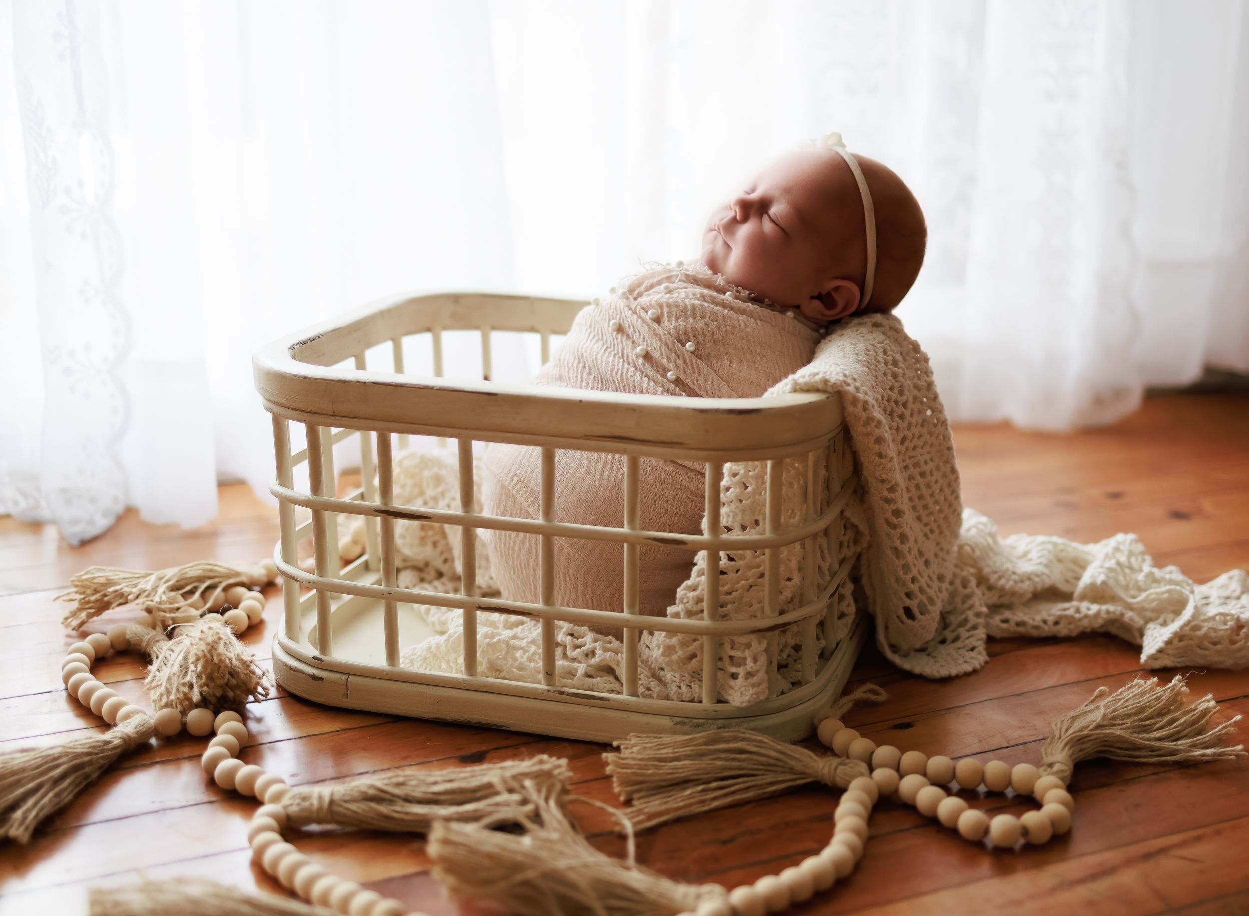 Multiple sepia-toned vintage images arranged horizontally showing ropes, wooden items and rustic artifacts.