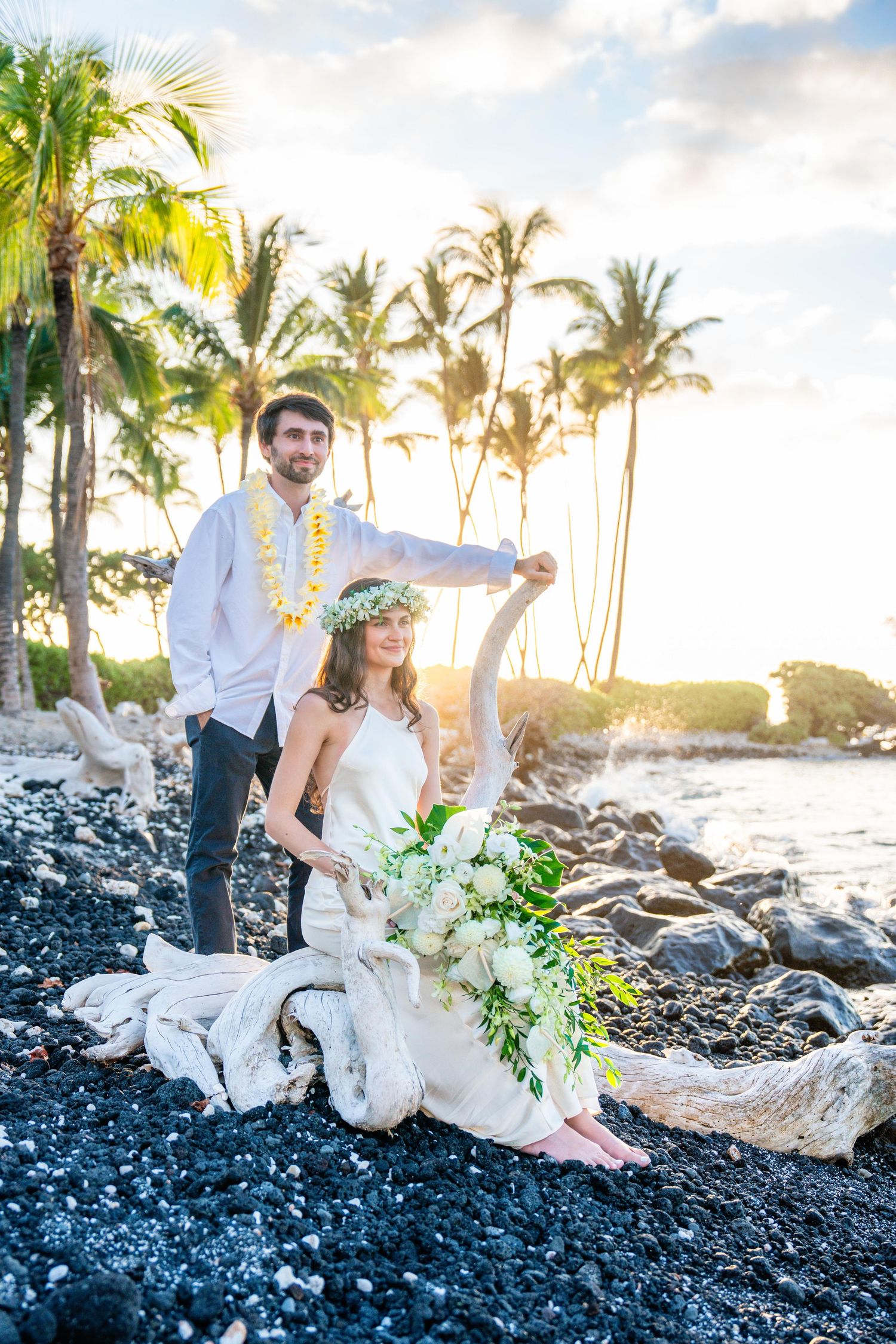 Kailua Kona venue and beach wedding photographer Hawaii