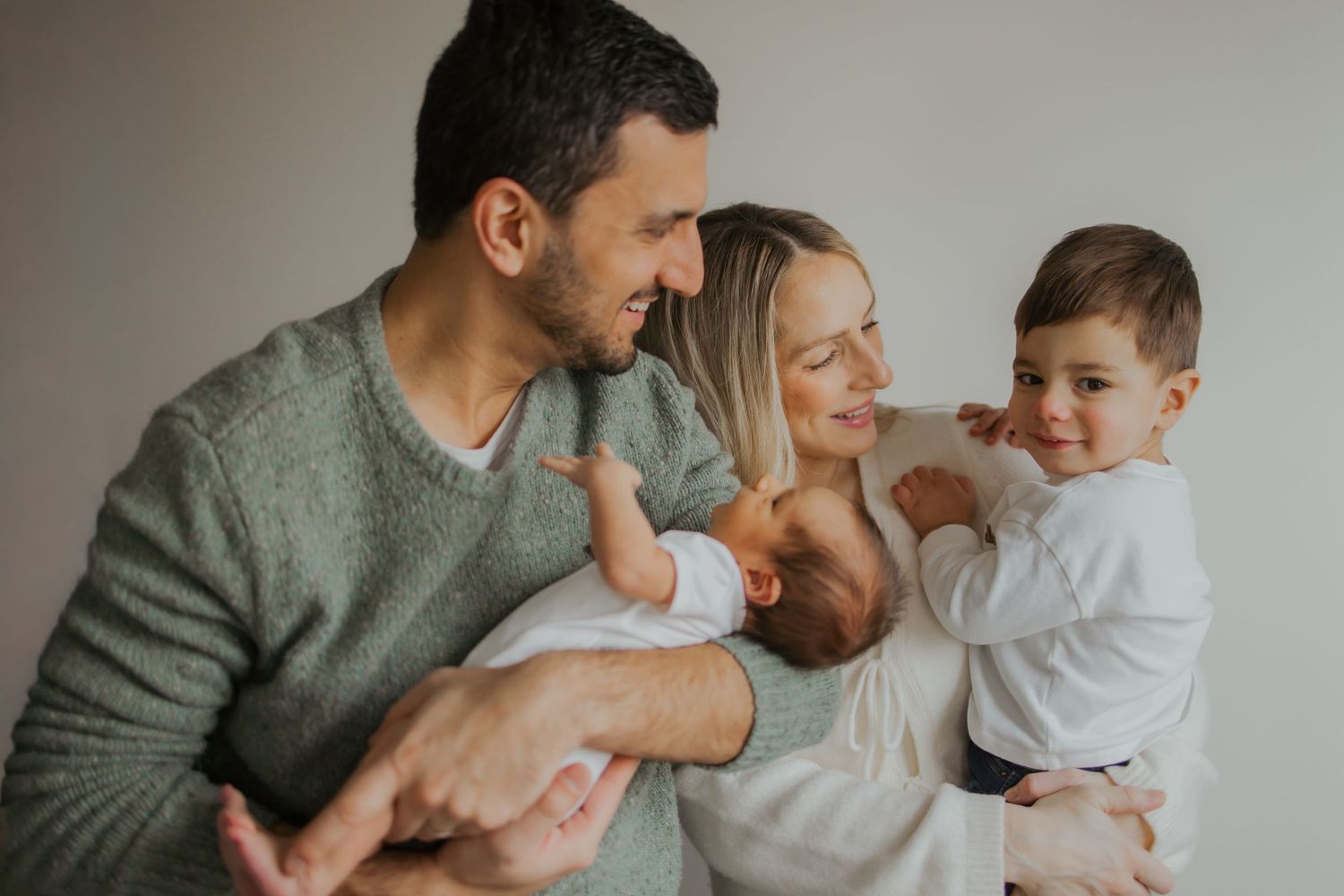 Lifestyle newborn session in Carmel, Indiana