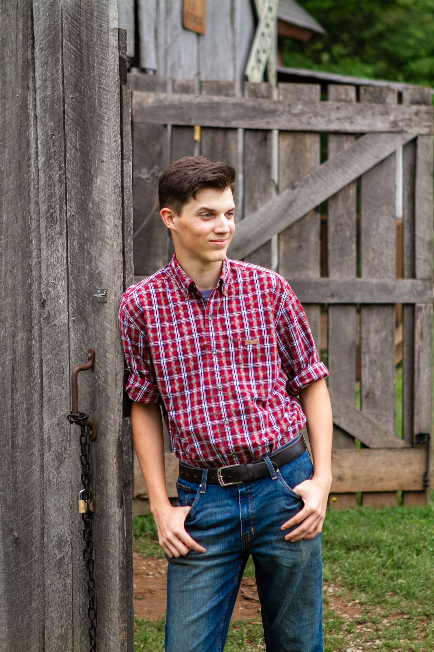 Rustic senior portriat
