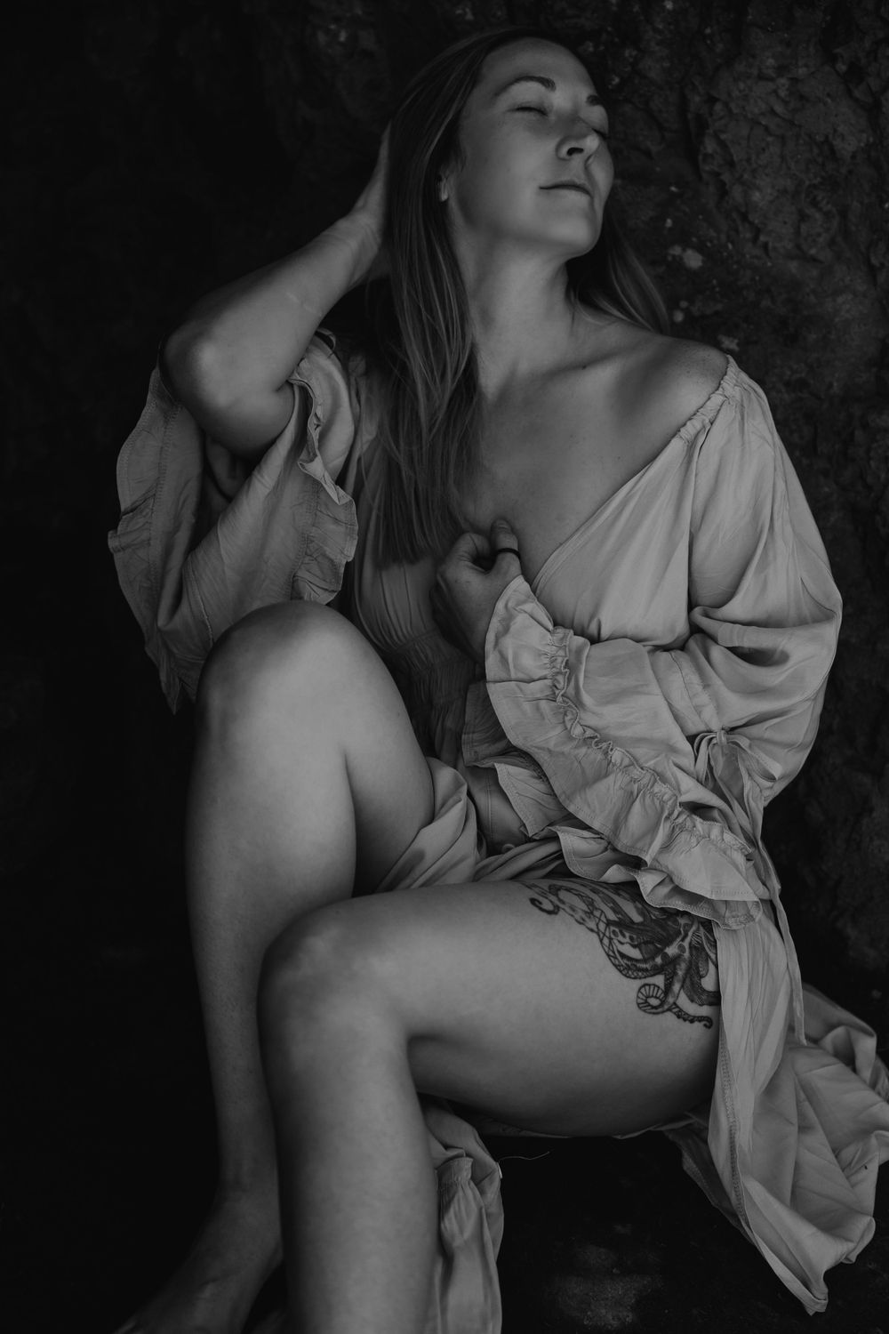 Monochrome portrait